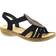 Rieker 628G6-00 - Black/Gold