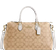 Coach Georgia Satchel In Signature - Gold/Light Khaki Chalk