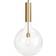 Konsthantverk Rosdala Large Brass/Clear Lampada a Sospensione 40cm