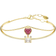 Swarovski Chroma Bangle - Gold/Pink/Transparent