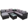 Fimous 7-seater Lounge-Set, 2 Tisch einschl. 2 Sofas