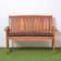 Homescapes Modern Tufted Style Sitzkissen Braun (108x42cm)