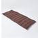 Homescapes Modern Tufted Style Sitzkissen Braun (108x42cm)