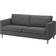 IKEA Parup Vissle Grey Soffa 206cm 3-sits