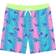 Chubbies Boy's Magic Classic Swim Trunk The Dino Delights - Blue/Pink Dinosaur