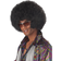 California Costumes Adults Afro & Sideburns Wig Black