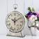 Stonebriar Collection SB-5119A White Table Clock 20.3cm