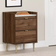 South Shore Hype 2 Natural Walnut Bedside Table 16.2x19.2"