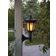 Star Trading Flame Black Lamp Post 63cm