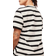 H&M Cotton T-shirt Dress - White/Black Striped