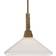 Uttermost Brookdale Aged Brass/White Pendant Lamp 33cm