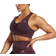 Gymshark Adapt Camo Seamless Sports Bra - Plum Brown/Burgundy Brown