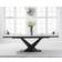 Oak Furniture Superstore Extending White Dining Table 90x260cm