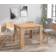 Furneo Golden Oak Wood Dining Table 90x180cm