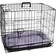 Pretty Pooch Dog Cage Crate with Bed Pet Training Folding with Tray 24" 42x48cm