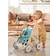 Vertbaudet Wooden Walker With Brakes FSC Certified White Medium Solid With Design