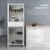 Homcom Kitchen Cupboard White Armario 74x181.5cm