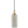 Normann Copenhagen Amp Large Smoke/Brass Pendant Lamp ∅ 11.2cm