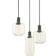 Normann Copenhagen Amp Large Smoke/Black Pendant Lamp 12cm