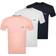 HUGO BOSS Classic Crew Neck T-shirts 3-pack - Navy/White/Pink