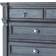 Benjara Dexi Gray /Silver Chest of Drawer 65x42.8"