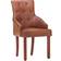 vidaXL Leather Brown Køkkenstol 95cm 6stk