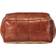 vidaXL Leather Tan Sitzpuff 30cm