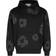 Denim Tears Cotton Wreath-Print Hoodie - Black