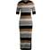 HUGO BOSS Etanah Structured Stripe Dress - Multicolour