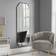 Dunelm Equatorial Length Black Wall Mirror 55x150cm