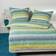 Janine Davos Housse de couette Vert, Bleu (200x135cm)