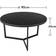 Stella Trading Round Black Coffee Table 90cm