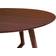House Nordic Hellerup Dark Brown Spisebord 137cm