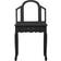 vidaXL Paulownia Black Sminkbord 65x36cm