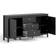 Furniture To Go Barcelona Matt Black Sideboard 151.2x79.7cm