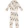 Chelsea Peers NYC Kid's Organic Cotton Giraffe Print Long Pyjama Set - Cream