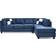 Glory Furniture G630B-SC Navy Blue Sofa 111" 5 Seater