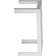 Furniture To Go Lyon Large Extending White High Gloss Dining Table 90x200cm
