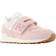 New Balance Little Kid's 574 Hook & Loop - Crystal Pink with Hazy Rose