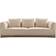 JVMoebel Morden Beige Sofa 290cm 2Stk. 3-Sitzer