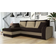 Guddarp Brown/Beige Sofa 230cm 4 Seater