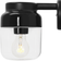 IFÖ ELECTRIC Ohm Black/Clear Väggarmatur ∅ 13.8cm