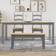 vidaXL Panama Grey/Natural Spisebord 90x180cm