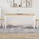 vidaXL Corona White/Natural Spisebord 80x160cm