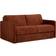 Jay-Be Slim Orange Sofa 146cm 2 Seater