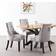 Life Interiors Windsor Duke LUX Light Grey Dining Set 160x90cm 7pcs