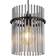 Globo Gorley Smoke Grey/Black Matt Pendant Lamp 110cm