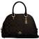 Coach Katy Satchel In Signature Canvas - Gold/Brown Black