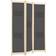 vidaXL 3-Panel Gray Room Divider 120x170cm 3pcs