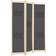 vidaXL 3-Panel Gray Rumdeler 120x170cm 3stk